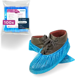 Einweg-Schutzbezüge 100 St./Pack für Straßenschuhe, blau - Bild 2