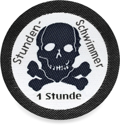 Stundenschwimmer-Abzeichen 'Totenkopf' 1 Stunde - Bild 2