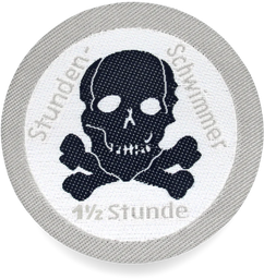 Stundenschwimmer-Abzeichen 'Totenkopf' 1,5 Stunden - Bild 2