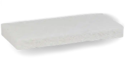 Pad für Padhalter, weiß, 250 x 120 x 20 mm - Hauptbild (remove.bg Rohbild)