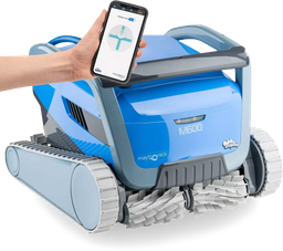 Dolphin M600 mit PVC-Bürsten und Caddy. Plus-App-Steuerung