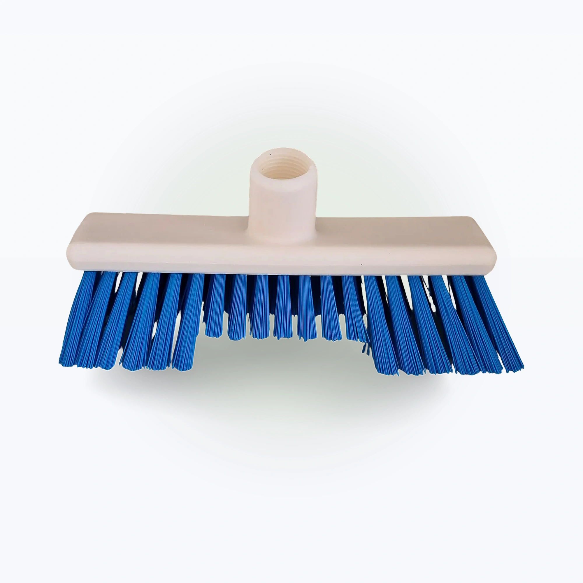 Bodenschrubber mit 2 Borstenlängen, 245 mm, Hart, Blau