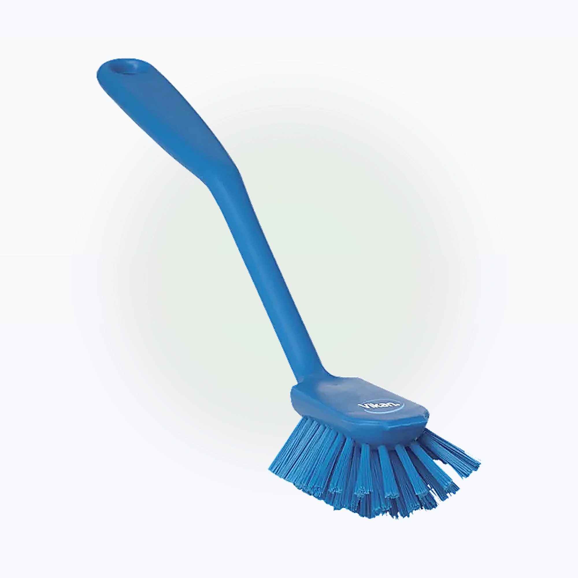 Spülbürste mit Kratzkante 280 mm, Medium, Blau