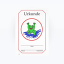 Urkunde 'Frosch'